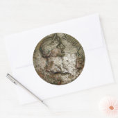 Antike römische Münzaufkleber Runder Aufkleber (Umschlag)