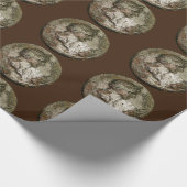 Antike römische Münze Geschenkpapier (Ecke)