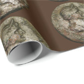 Antike römische Münze Geschenkpapier (Rolleneckpunkt)