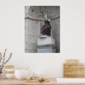 Antike römische Statue in Italien Poster (Küche)