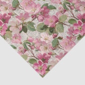 Antike rosa Blumen Decoupage Seidenpapier (Ausschnitt)
