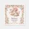 Antike rosa Blumen Hoch Tee Party Braut Dusche