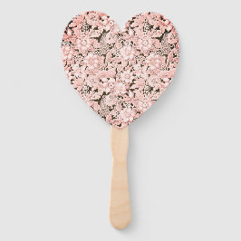 Antike rosa Hochzeitsspitze Fächer
