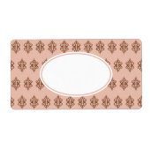 Antike rosa Labels (Vorne)