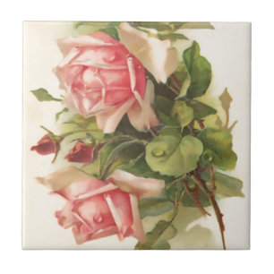 Antike Rosa Rose Fliese