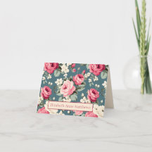 Antike rosa Rosen auf tiefem Blau