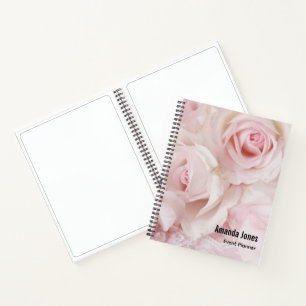 Antike rosa Rosen elegantes Bouquet Notizblock