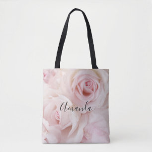 Antike rosa Rosen elegantes Bouquet Tasche