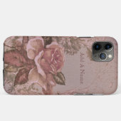 Antike rosa Rosen-Illustration Case-Mate iPhone Hülle (Rückseite (Horizontal))