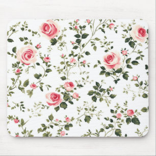 Antike rosa Rosen Mousepad