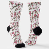 Antike rosa Rosen Socken (Gewinkelt)