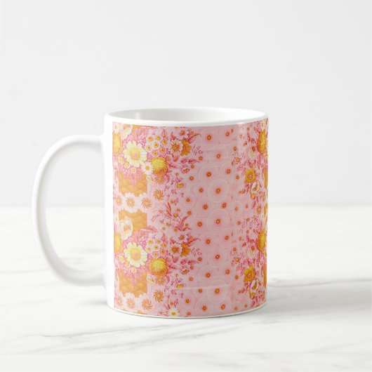 Antike rosa Tasse (Links)