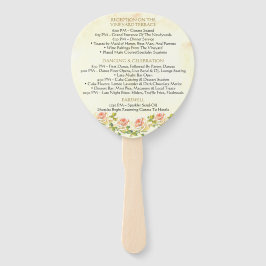 Antike Rose 4 x 6 Programmlüfter Fächer