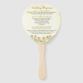 Antike Rose 4 x 6 Programmlüfter Fächer (Vorderseite)