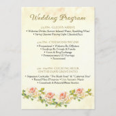 Antike Rose 5 x 7 Hochzeitswohnung Programm (Vorderseite)