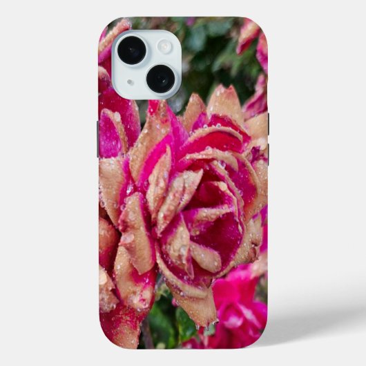 Antike Rose Case-Mate iPhone Hülle (Rückseite)
