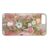 Antike Rose Case-Mate iPhone Hülle (Rückseite (Horizontal))