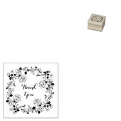 Antike Rose Danke Briefmarke Gummistempel (Stempel)