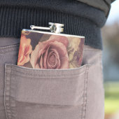Antike Rose Flachmann