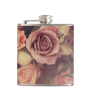 Antike Rose Flachmann