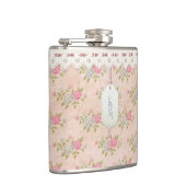 Antike Rose Floral Flachmann (Rechts)