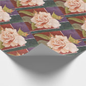 Antike Rose Geschenkpapier (Ecke)