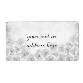 Antike Rose große Etiketten (Vorne)