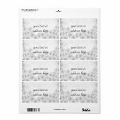 Antike Rose große Etiketten (Vorne)