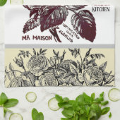 Antike Rose - Ihre Textauswahl Geschirrtuch (Gefaltet)