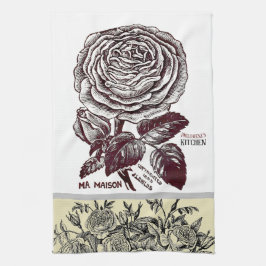 Antike Rose - Ihre Textauswahl Geschirrtuch