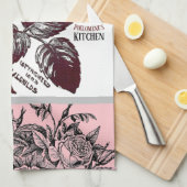 Antike Rose - Ihre Textauswahl Rosa Geschirrtuch (Viertel Falte)