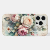 Antike Rose iPhone Hülle (Rückseite (Horizontal))