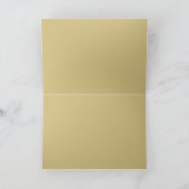 Antike Rose mit Gold-Background personalisieren Karte (Innenseite)