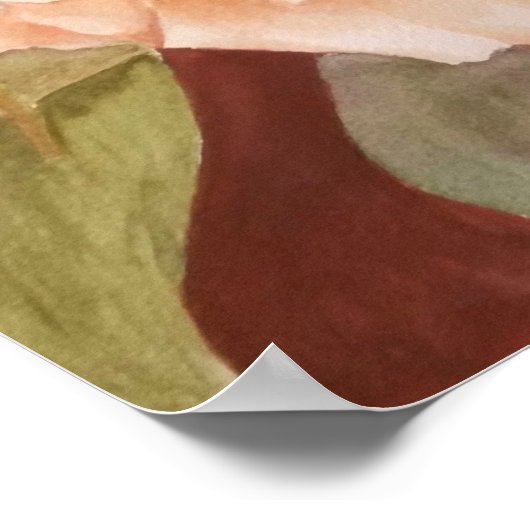 Antike Rose Poster (Ecke)