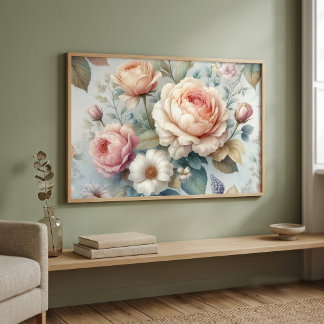 Antike Rose Poster