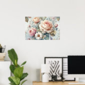 Antike Rose Poster (Heimbüro)