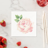 Antike Rose Serviette (Beispiel)