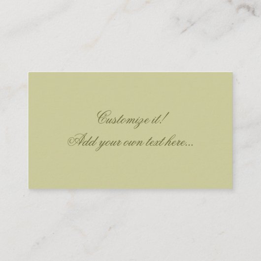 Antike Rose Visitenkarte (Rückseite)