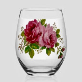 Antike Rose Weinglas Ohne Stiel