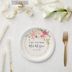 Antike Rosen Brause Pappteller