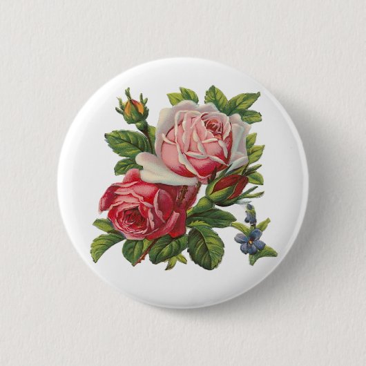 ANTIKE ROSEN BUTTON (Vorderseite)