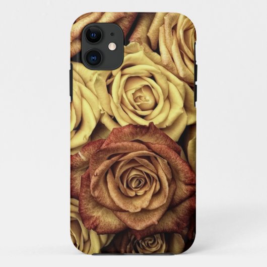 Antike Rosen Case-Mate iPhone Hülle (Rückseite)