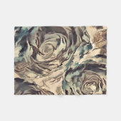 Antike Rosen Fleecedecke (Vorderseite (Horizontal))