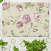Antike Rosen Geschirrtuch (Gefaltet)
