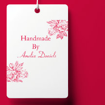 Antike Rosen-Handstempel mit Selbstfärbung