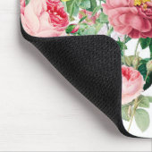 Antike Rosen im Blumengarten des Frühlings Mousepad (Ecke)