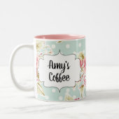 Antike Rosen Kaffeetasse (Links)