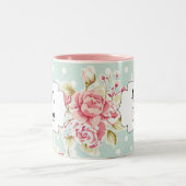 Antike Rosen Kaffeetasse (Mittel)
