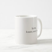 Antike Rosen-Kaffeetasse Kaffeetasse (VorderseiteRechts)