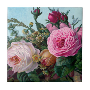 Antike Rosen Keramikfliese